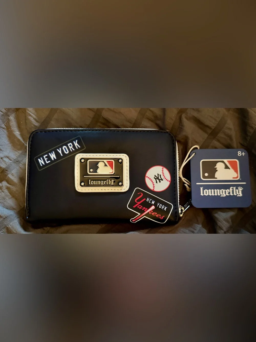 Loungefly Navy Card wallet with Navy Team Patch